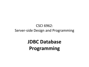 JDBC