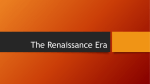 The Renaissance Era