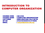 2_Chapter1_Introduction to Computer Organizations