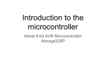 Introduction to the microcontroller