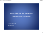 Cranial Motor Neuropathies