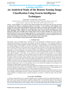 An Analytical Study of the Remote Sensing Image Classification