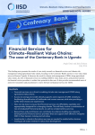 Financial Services and Climate-Resilient Value Chains: The case of