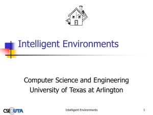 Intelligent Environments