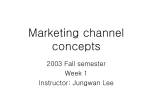 Marketing channel concepts