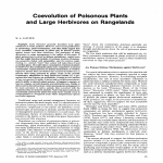 Coevolution of Poisonous Plants and Large Herbivores on