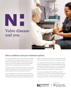 Valve disease and you