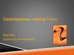 Consciousness-Raising Tasks for Grammar Teaching