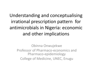 Prescription pattern in Nigeria