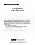 VCA Symmetry Auto-Trim Circuit