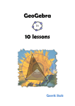 GeoGebra 10 lessons