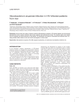 Mycobacterium arupense infection in HIV