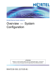 Nortel Ethernet Switch 460/470 Overview - System