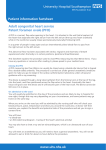 Adult congenital heart service - patent foramen ovale (PFO) patient