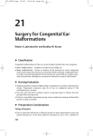 21 Surgery for Congenital Ear Malformations