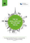 The UK Legal Services Sector and the UK: An analysis by Oxford