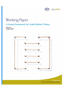 A Causal Framework for Credit Default Theory
