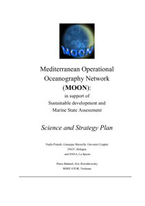 MOON Science and Strategy plan