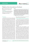 Progress of New Formulations of Paclitaxel