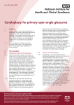 Canaloplasty for primary open-angle glaucoma