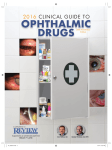 2016 CLINICAL GUIDE TO OPHTHALMIC