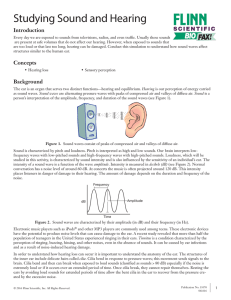 Studying Sound and Hearing