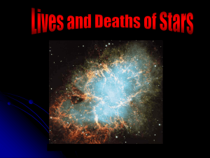 Lives and Deaths of Stars (middle school)