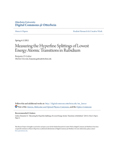 Measuring the Hyperfine Splittings of Lowest Energy Atomic