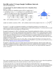 Stat 400, section 7.2 Large Sample Confidence Intervals ( ) 2