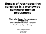 Signals of recent positive selection in a worldwide sample of human