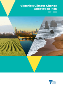 Victoria`s Climate Change Adaptation Plan
