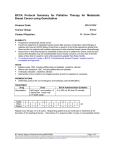 BCCA Protocol Summary for Palliative Therapy for Metastatic Breast