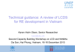 Technical guidance on LCDS for renewable energy development in