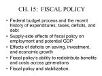 Discretionary fiscal policy