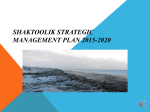 Shaktoolik Strategic Management Plan 2015-2020
