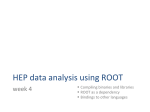 HEP data analysis using ROOT