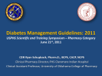 Diabetes Management Guidelines Update: 2011