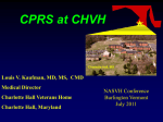 CPRS - National Association of State Veterans Homes