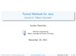 Formal Methods for Java