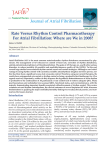 Rate Versus Rhythm Control Pharmacotherapy For Atrial Fibrillation