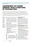 assessment of lower urinary tract symptoms in younger men