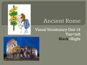 Ancient Rome Visial Vocab 13