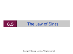 Law of Sines - Dustin Tench