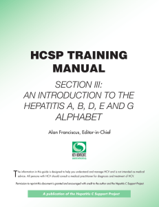 The Hepatitis Alphabet