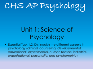 Careers in Psychology