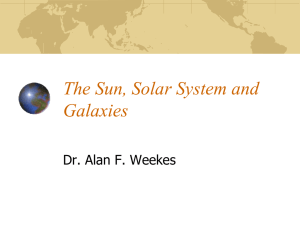 The Sun and Solar System - Dr. Alan F. Weekes` Website
