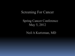 Screening for Cancer