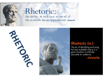 What is Rhetoric File