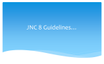 JNC 8 Guidelines