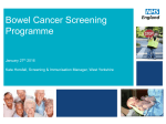 Bowel Cancer Screening Programme